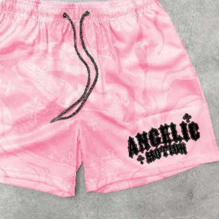 angelic-motion-pink-graphic-swim-shorts